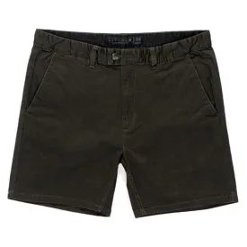 Afends Mens Chino Short - Military - Old Man Chino Shorts