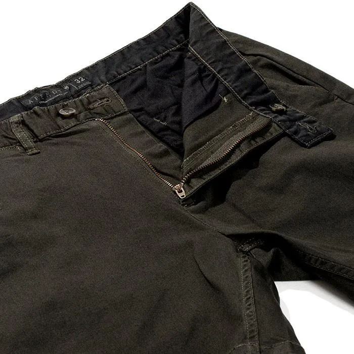 Afends Mens Chino Short - Military - Old Man Chino Shorts