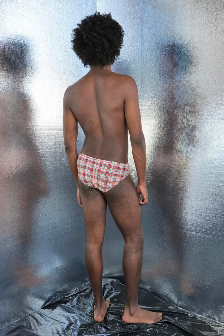 ANDREAS KRONTHALER X YASMINE ESLAMI ETIENNE SWIMMING TRUNKS MADRAS