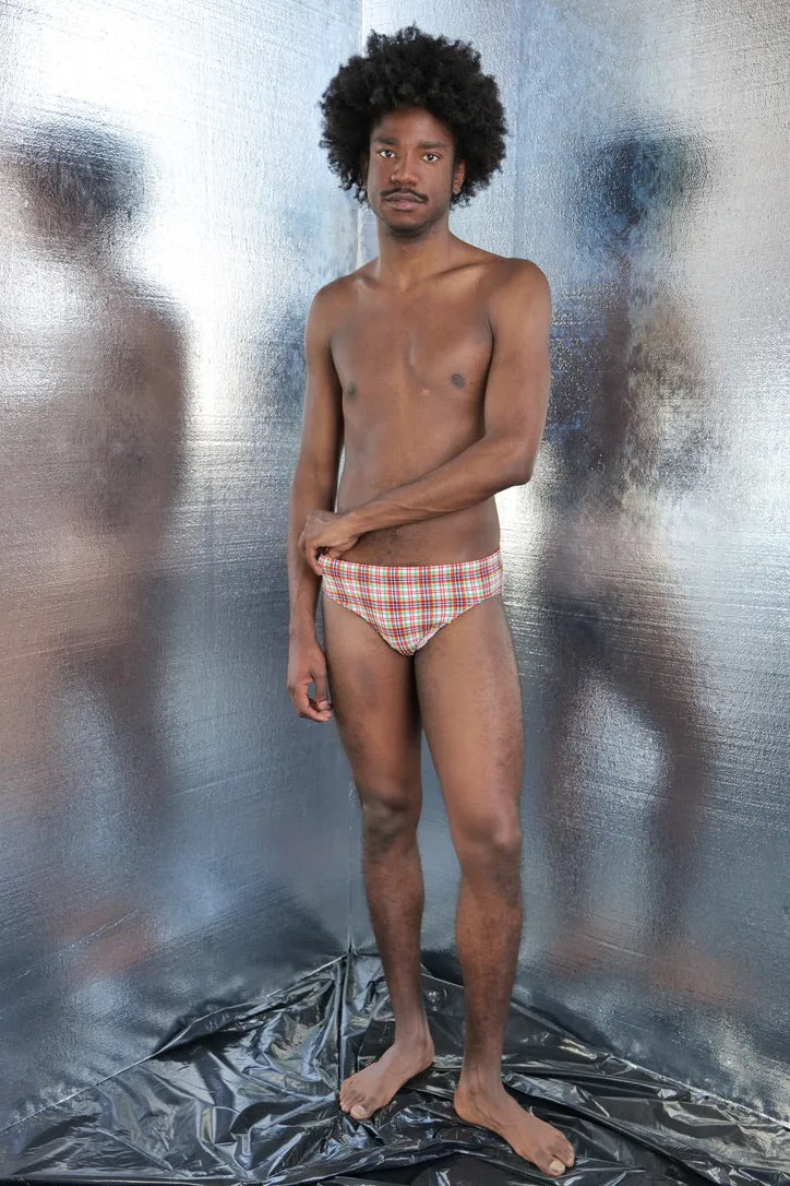 ANDREAS KRONTHALER X YASMINE ESLAMI ETIENNE SWIMMING TRUNKS MADRAS