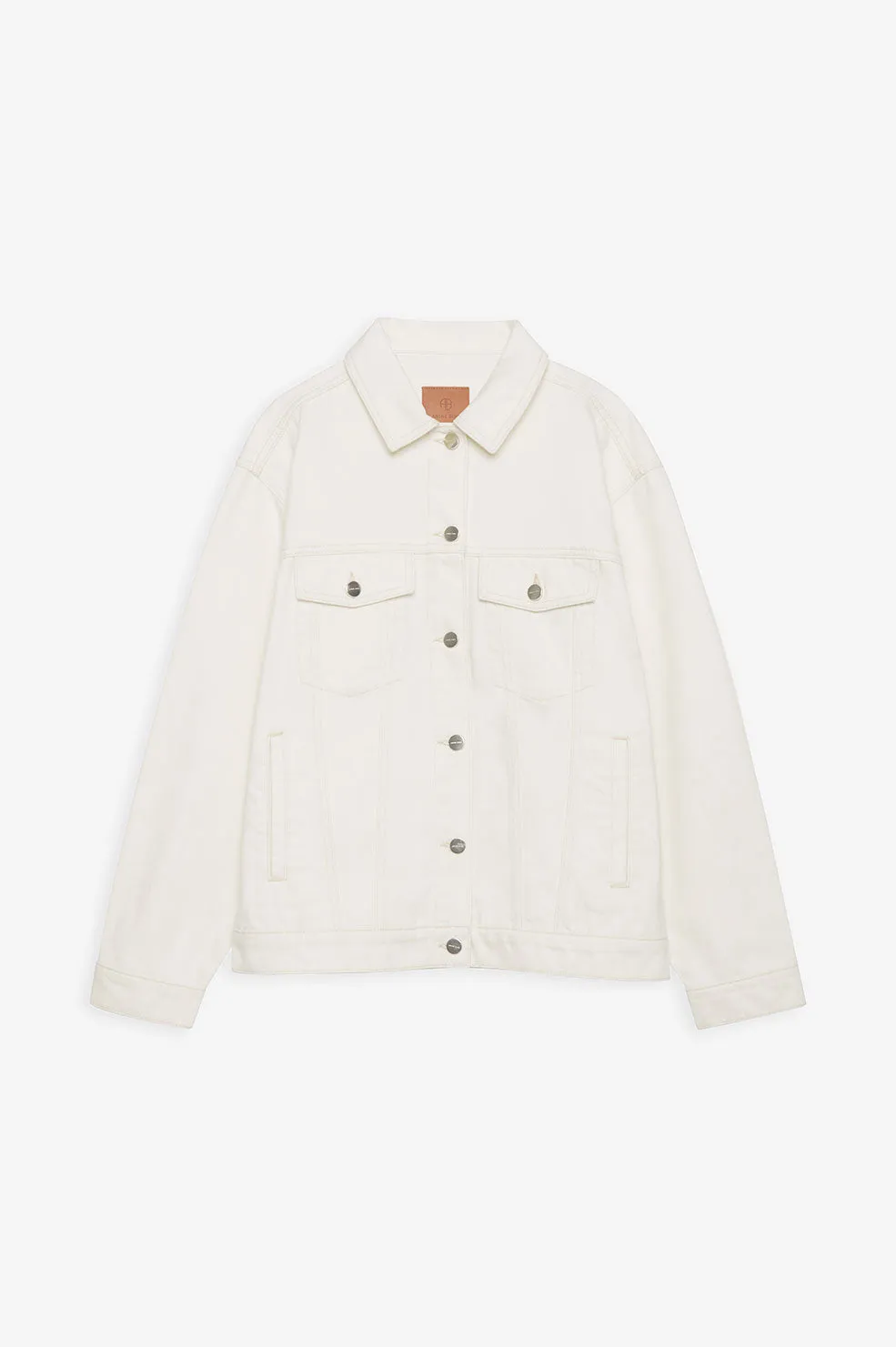 Anine Bing - Rory Denim Jacket in Ecru White