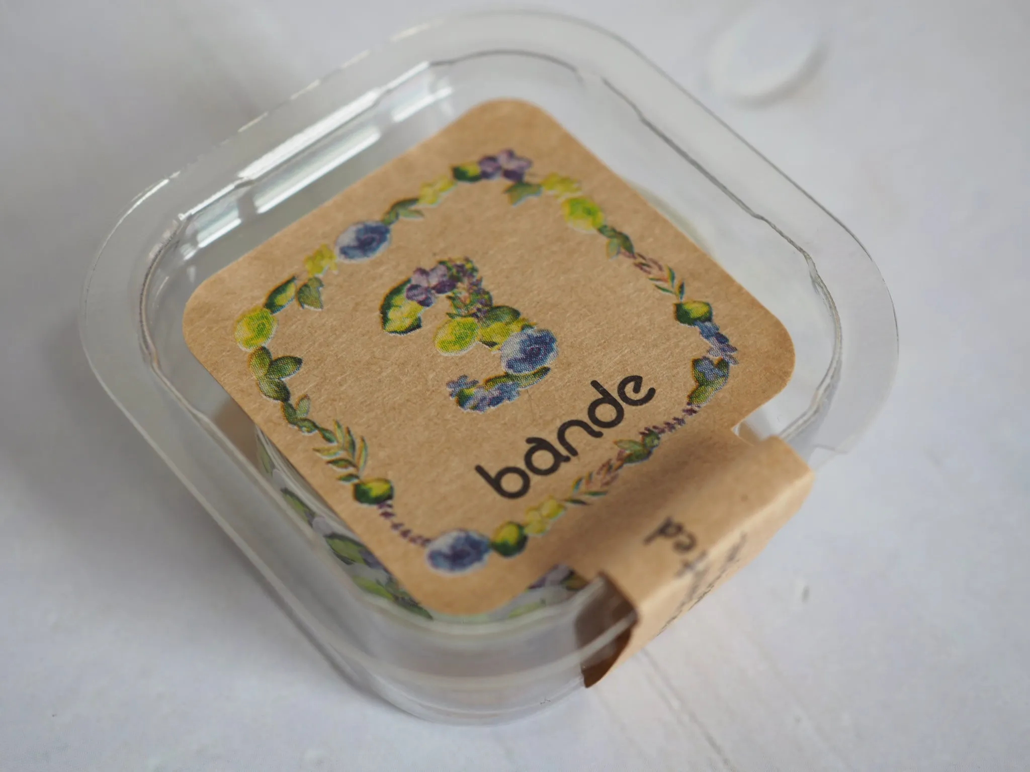 Bande Flower Number 3 Mini Washi Roll Sticker