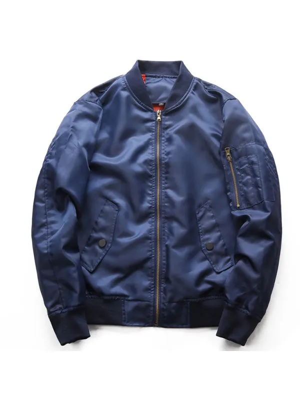 Baseball Collar Mens Air Force Pilot Unisex Men's Jacket