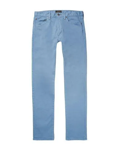 Beams Man Denim trousers Pastel blue S INT