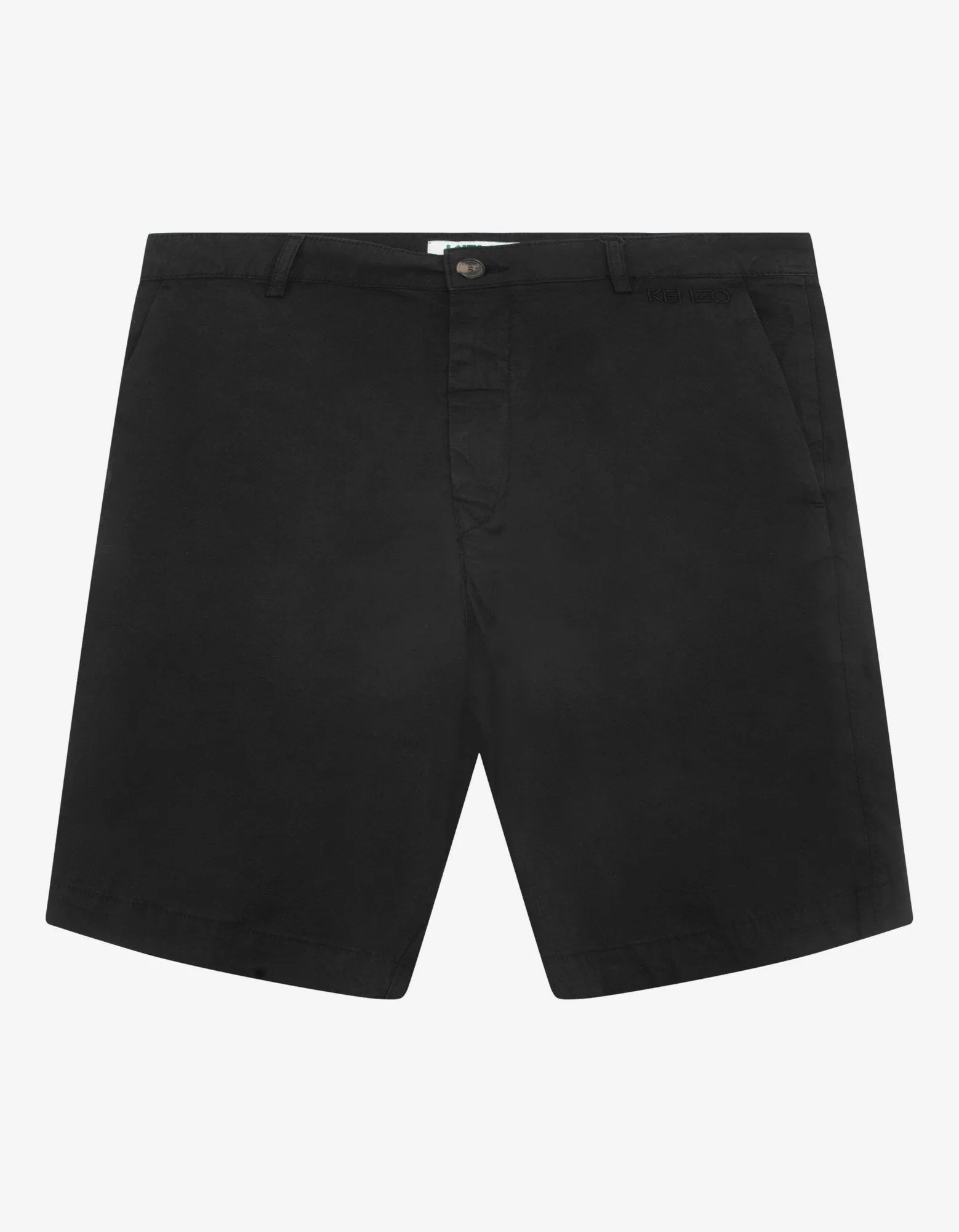 Black Logo Chino Shorts