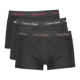 Calvin Klein Black Cotton Men Underwear Trunk Pack