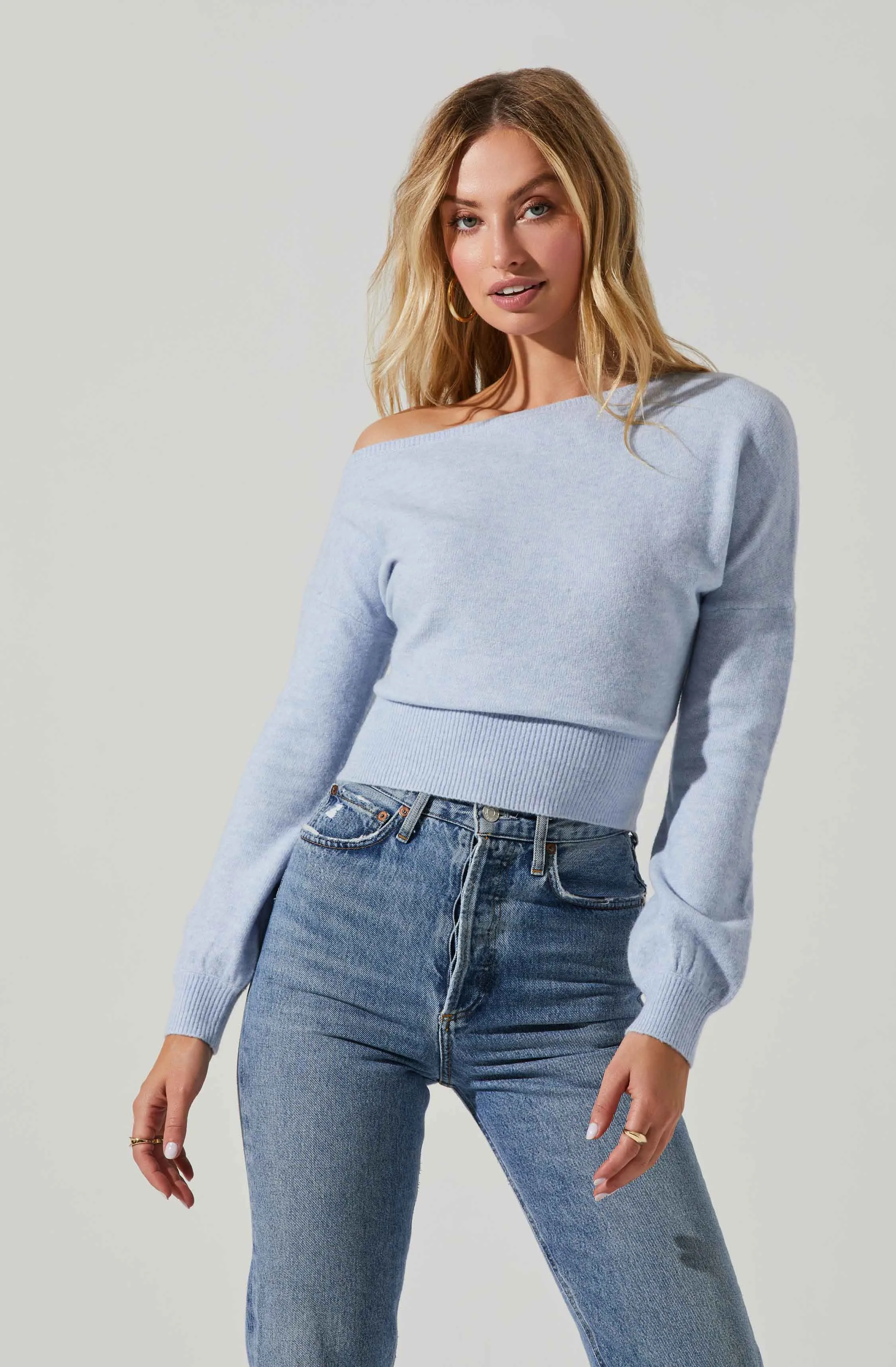 Chantria Off Shoulder Sweater