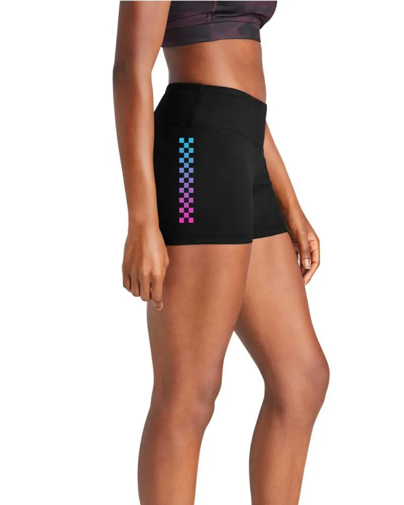 Checkered Flag Activewear Shorts