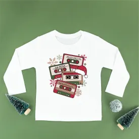 Christmas Cassette Tapes - Child LONG SLEEVE Tee