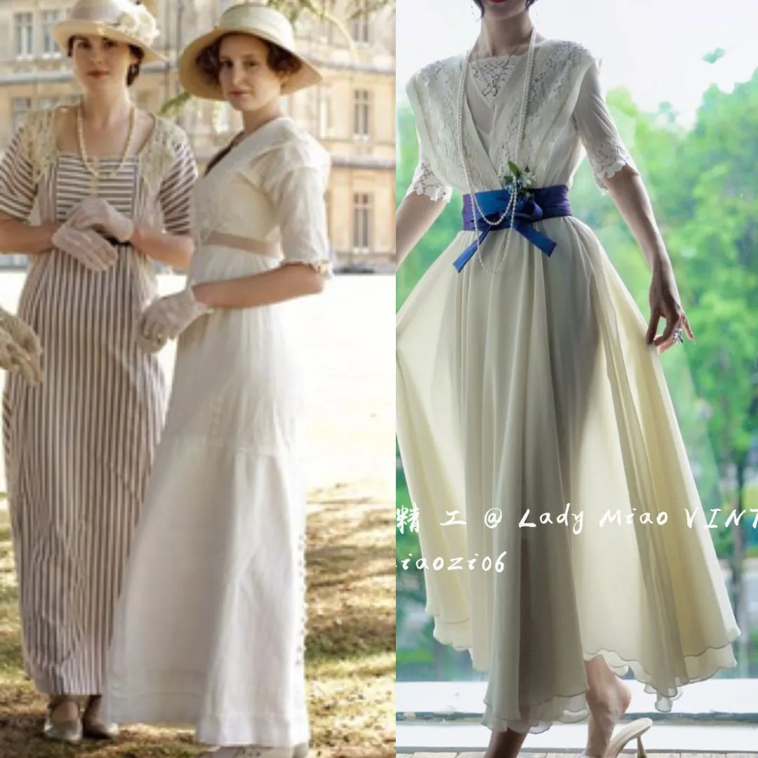 Downtown Abbey Remake Edwardian Vintage Dress