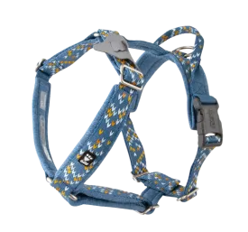 Hurtta Dog Y-Harness: Razzle Dazzle, Bilberry