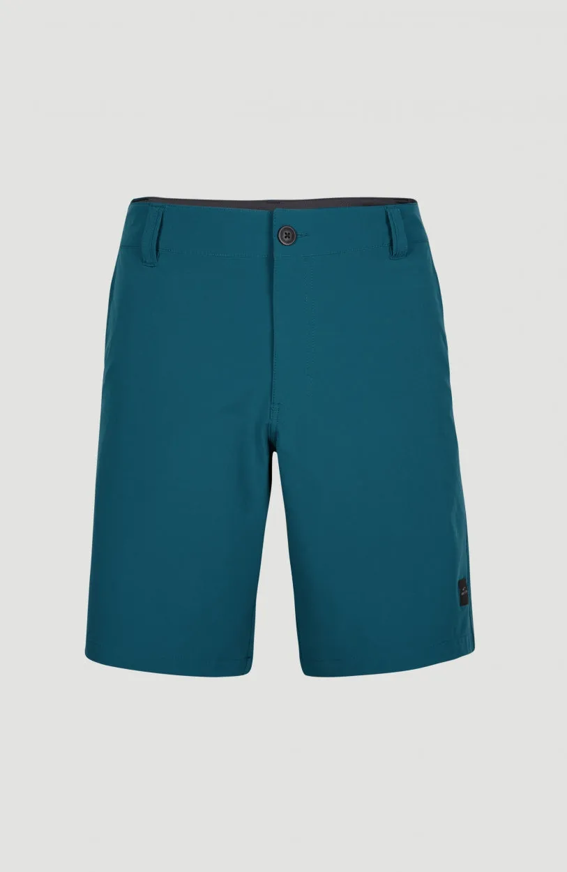 Hybrid Chino Shorts | Blue Coral