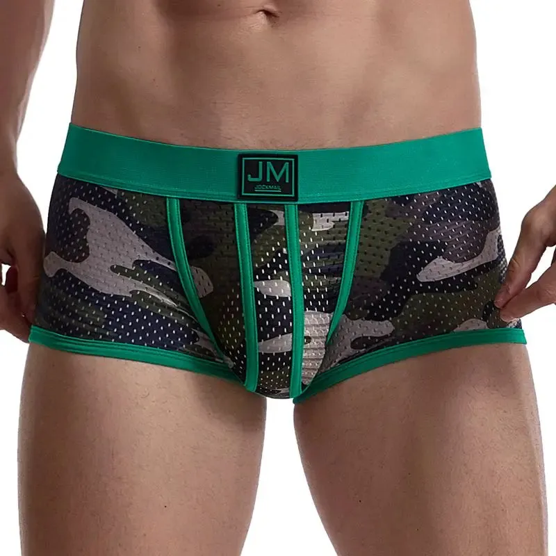 Jockmail Camo Mesh Trunks