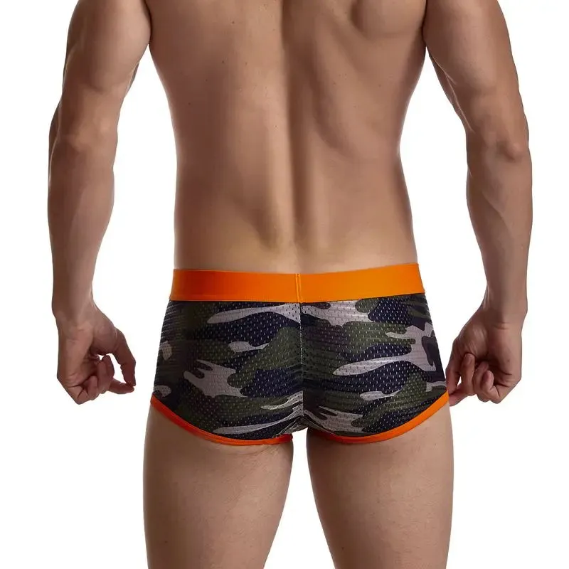 Jockmail Camo Mesh Trunks