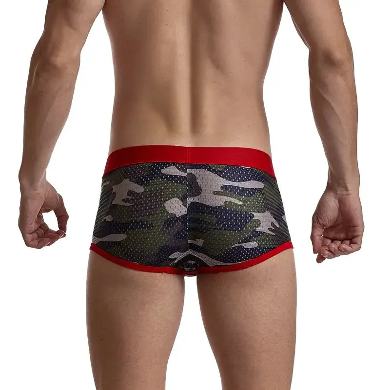 Jockmail Camo Mesh Trunks