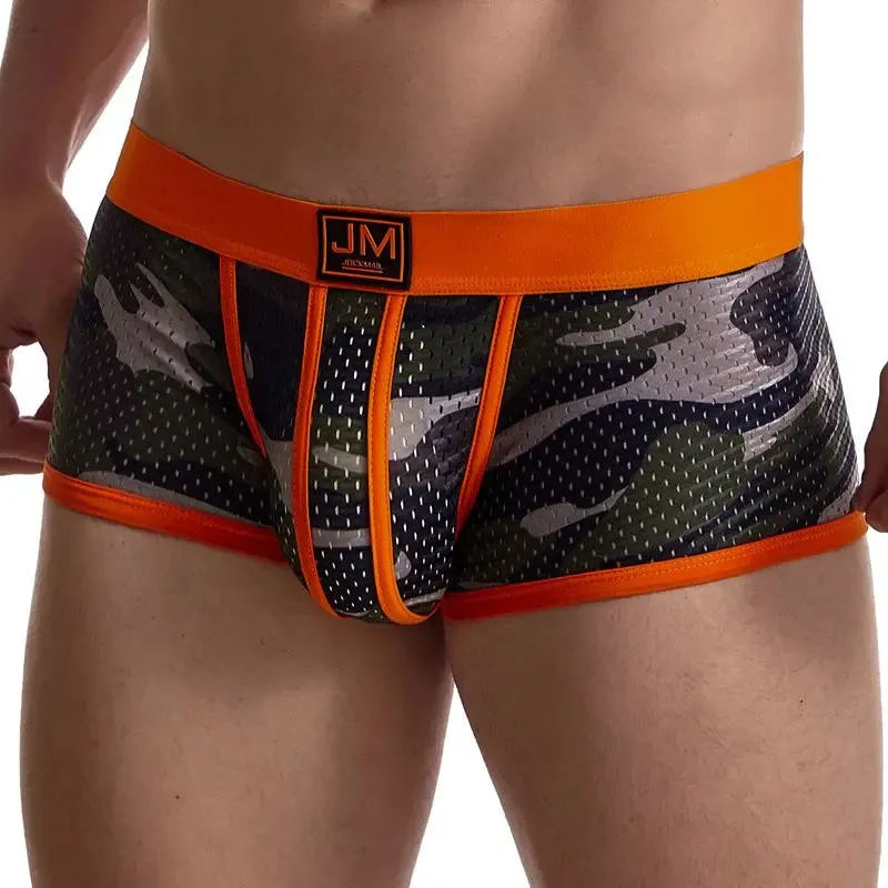 Jockmail Camo Mesh Trunks