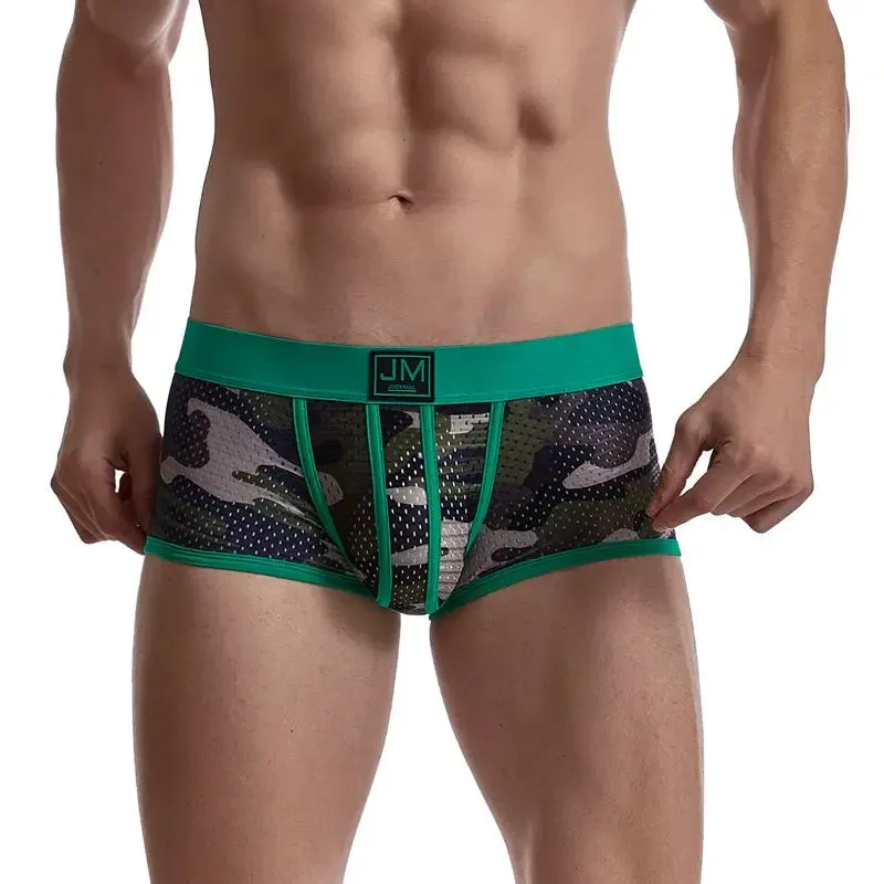 Jockmail Camo Mesh Trunks