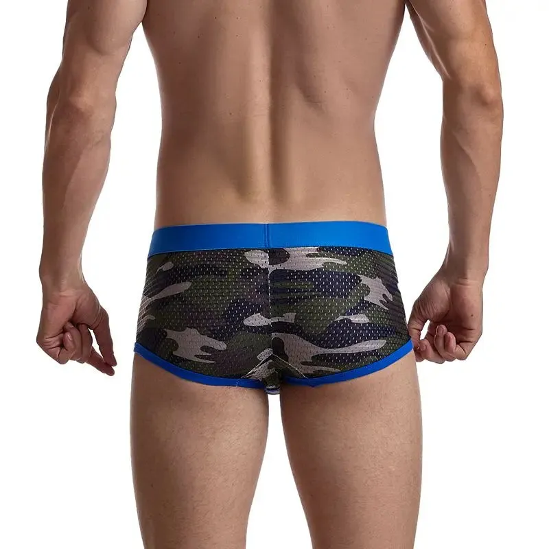 Jockmail Camo Mesh Trunks