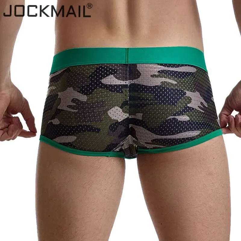 Jockmail Camo Mesh Trunks