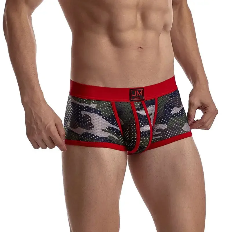 Jockmail Camo Mesh Trunks