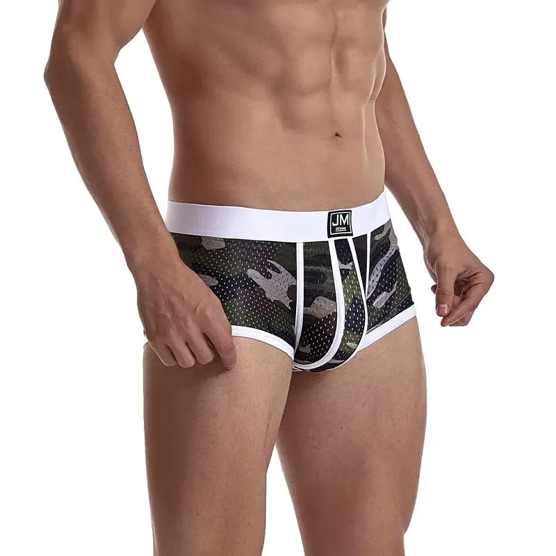 Jockmail Camo Mesh Trunks