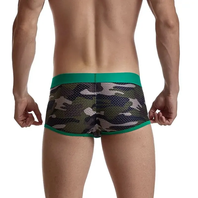 Jockmail Camo Mesh Trunks