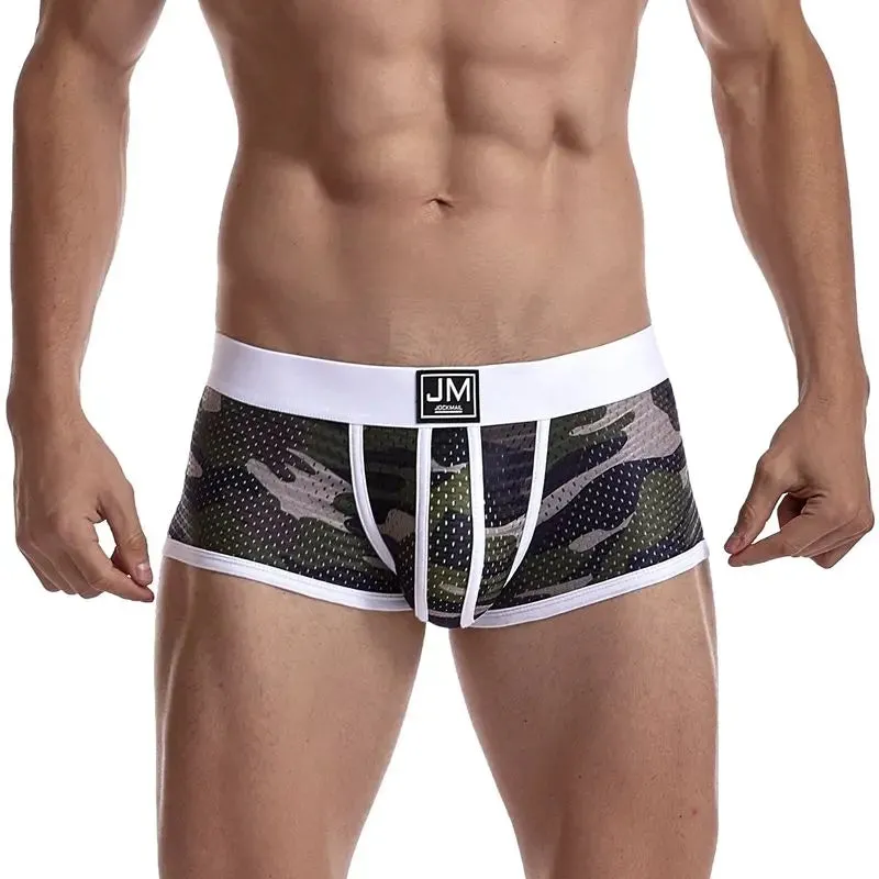 Jockmail Camo Mesh Trunks