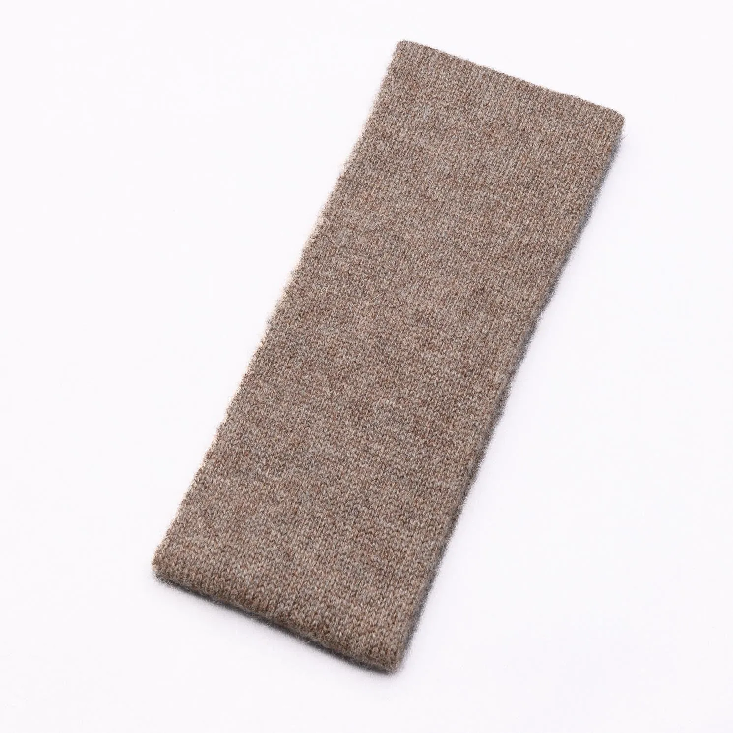 Keep YOUR head HIGH, 100% Pure Cashmere HEADBAND, Donkey Brown