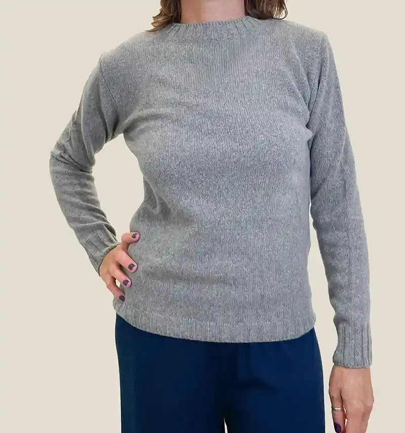 Maglione Girocollo - Grigio