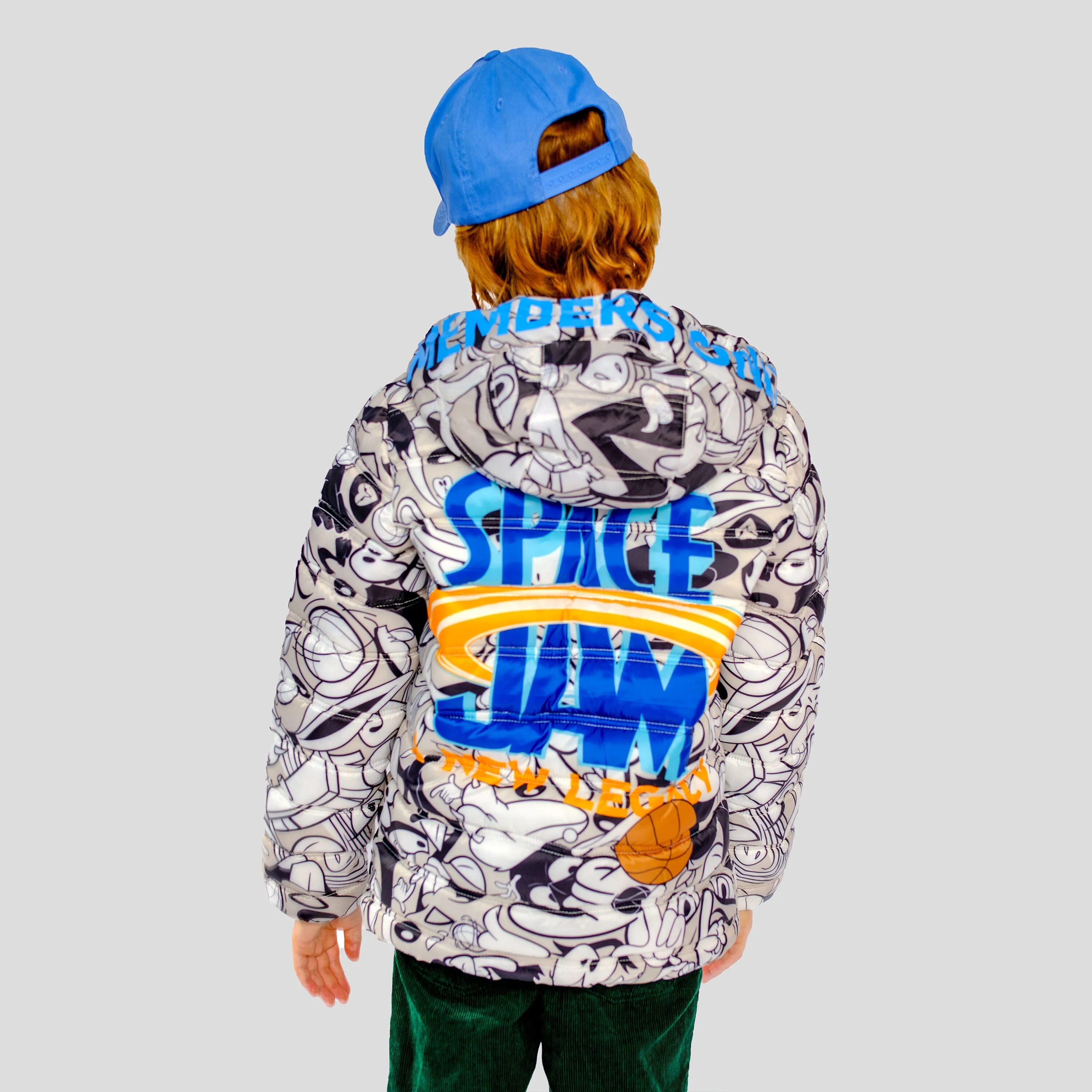 Members Only Boy's Packable Tune Squad Midweight Jacket