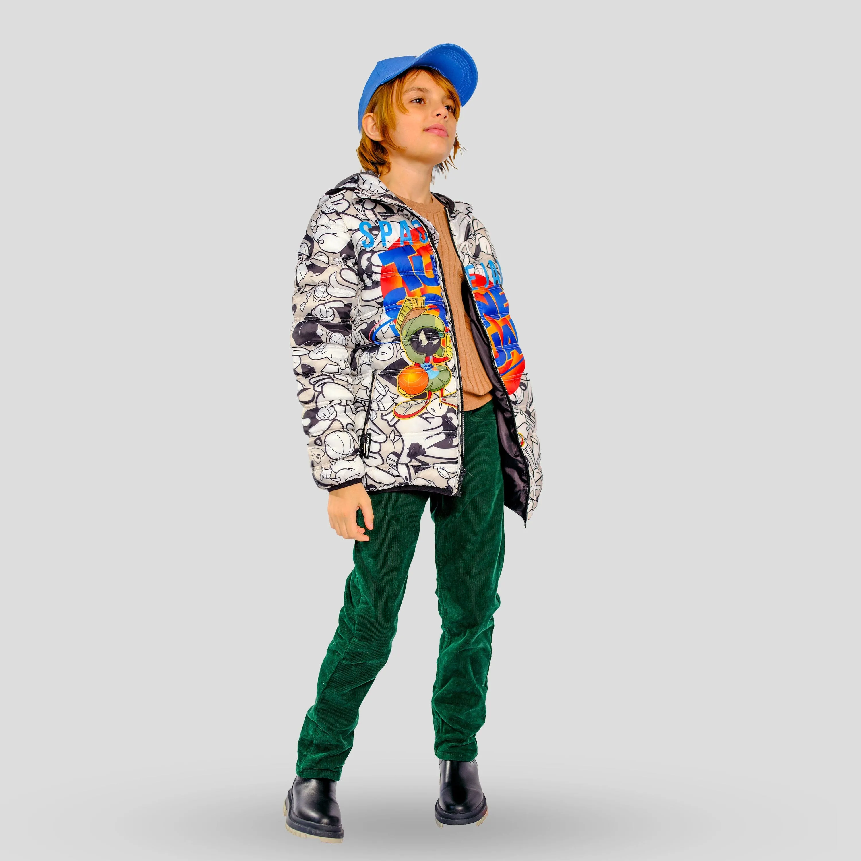 Members Only Boy's Packable Tune Squad Midweight Jacket