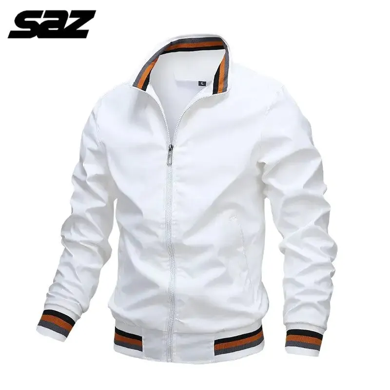 Men’s Casual Stand-up Collar Jacket