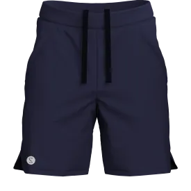 Men's Navy Blue Sports Shorts for Running & Gym