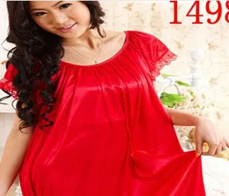 New 2015 Sexy Womens Casual Chemise Nightie Nightwear Lingerie Nightdress Sleepwear Dress free shipping