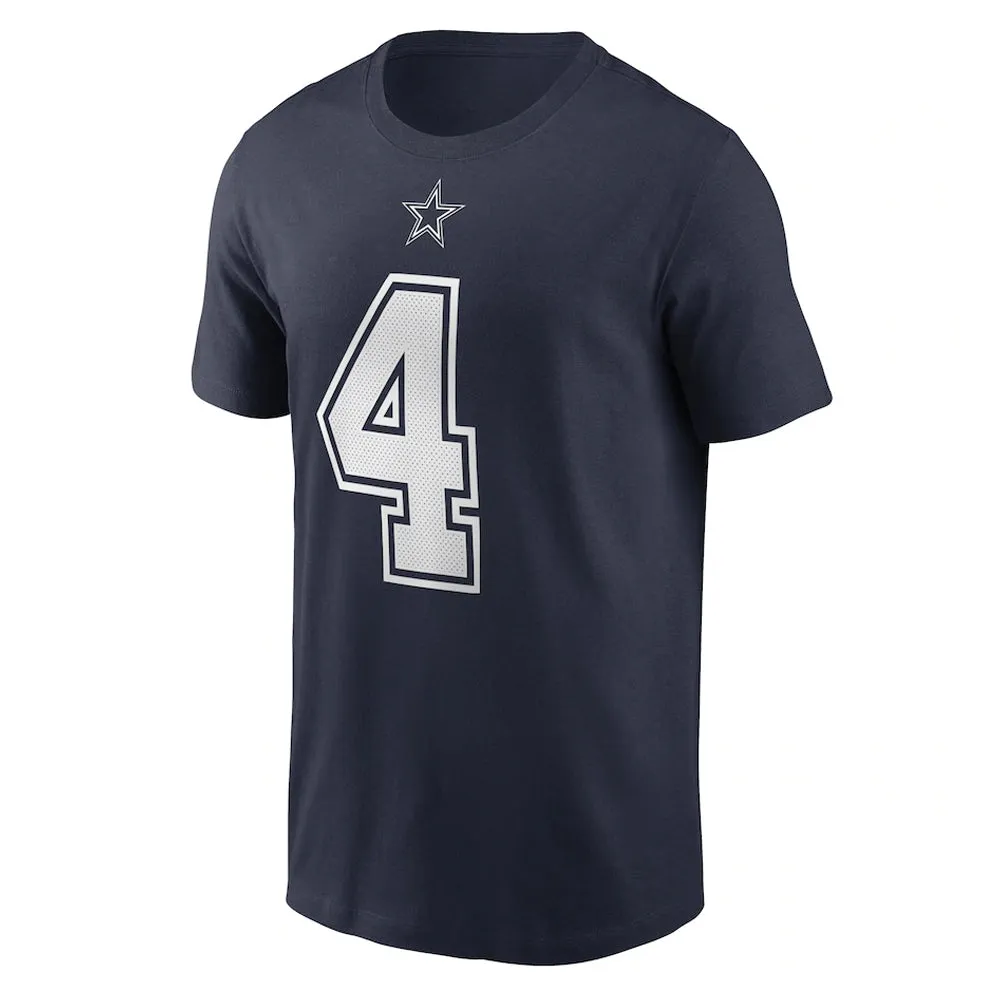 NFL Dallas Cowboys Dak Prescott Nike Player Pride Name & Number Tee