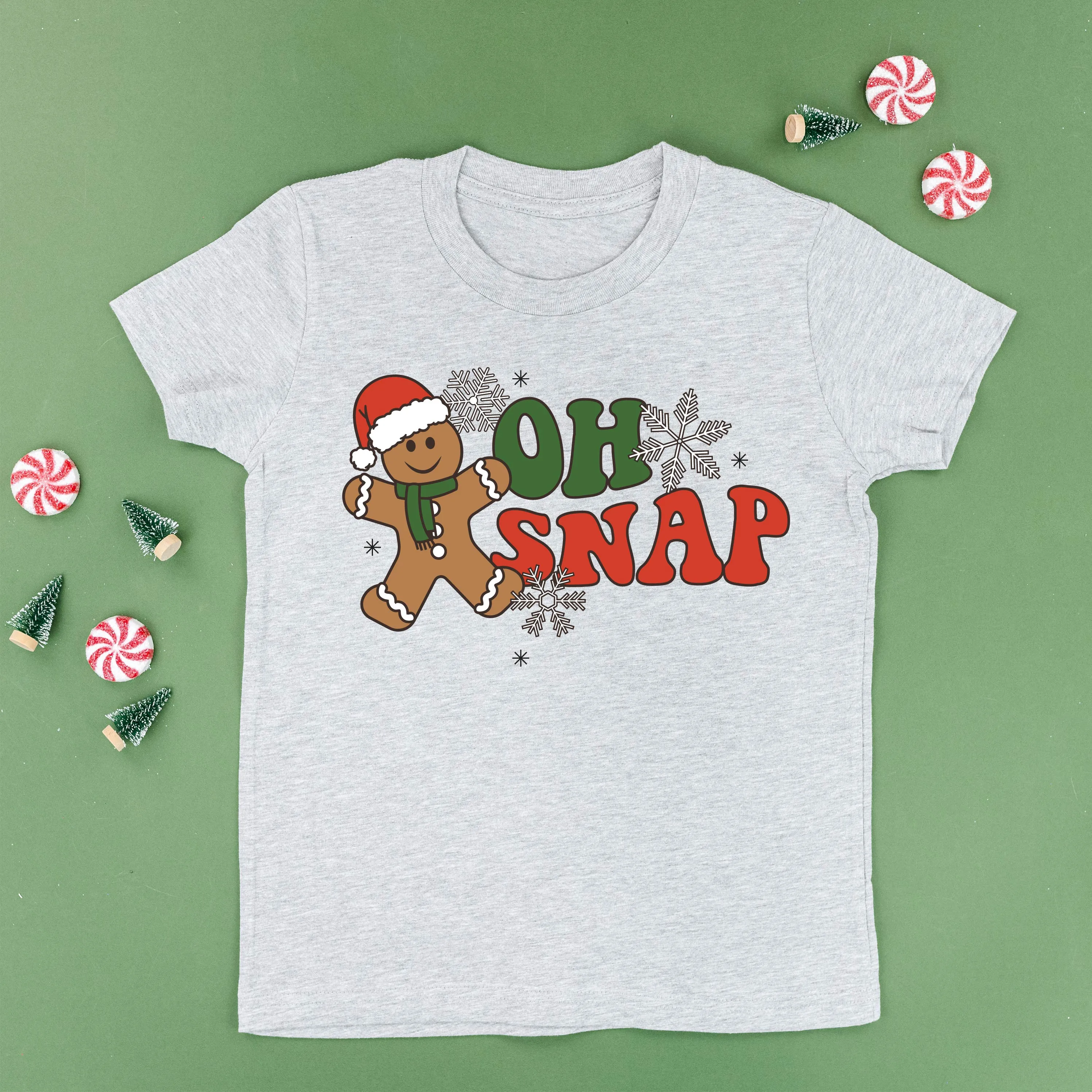 Oh Snap - Gingerbread Man - Child Tee