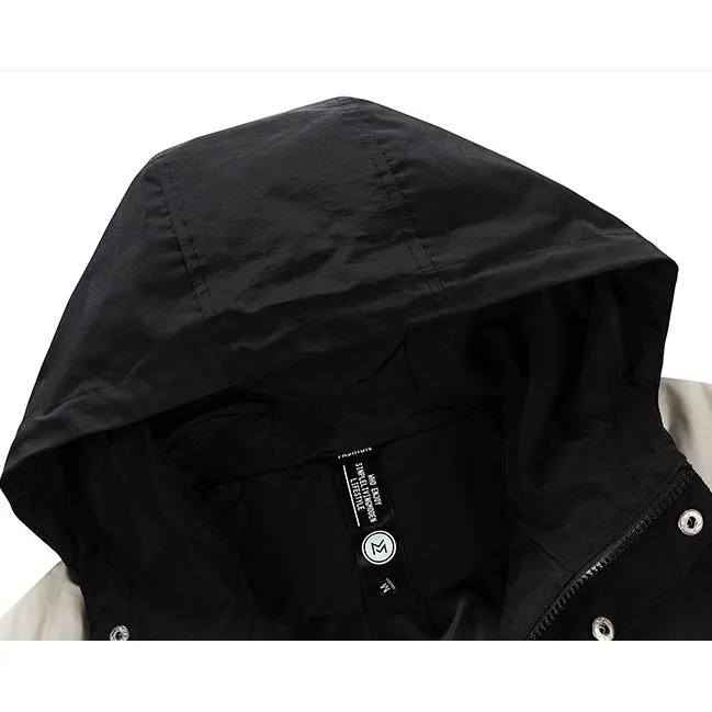 Outdoor Windproof Raincoat Hooded Jacket