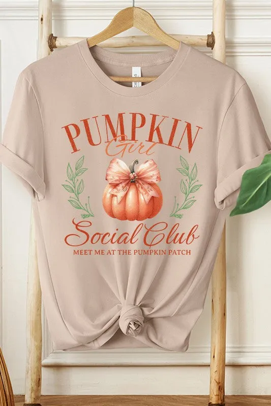 Pumpkin Girl Social Club Graphic Tee