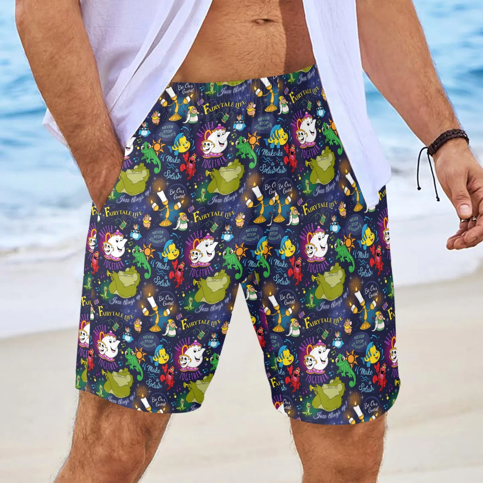 Sidekicks Men's Swim Trunks Swimsuit