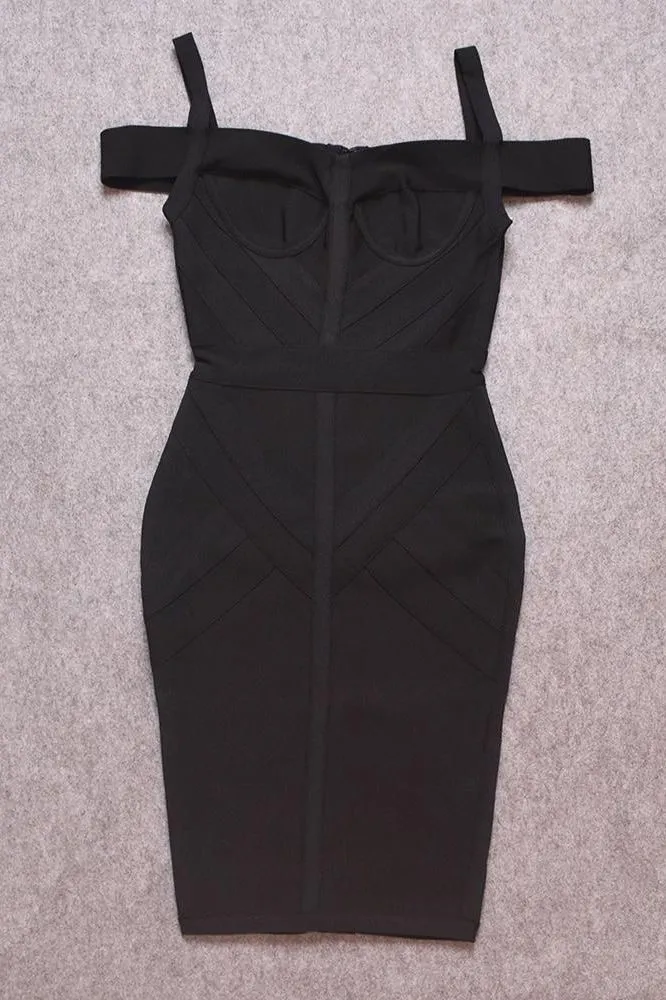 Sophia Bandage Dress - Classic Black