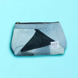 The Denim Patch 👖 Large Toiletry   Makeup Bag