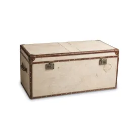 Union Jack Canvas Coffee Table Trunk