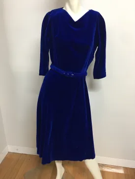 Vintage Velvet Dress #C094 FREE AUS POSTAGE