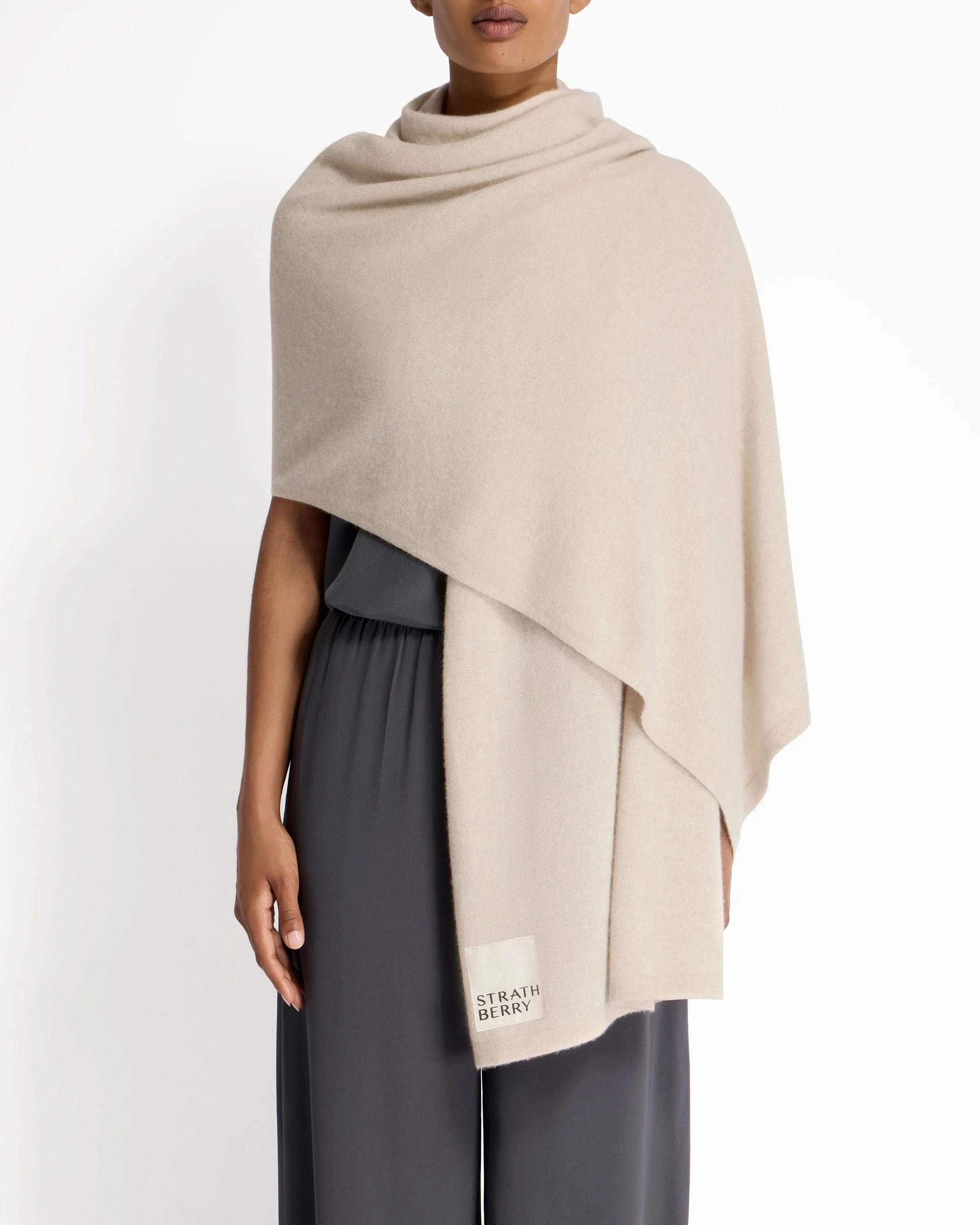 Westray Cashmere Travel Wrap - Alabaster