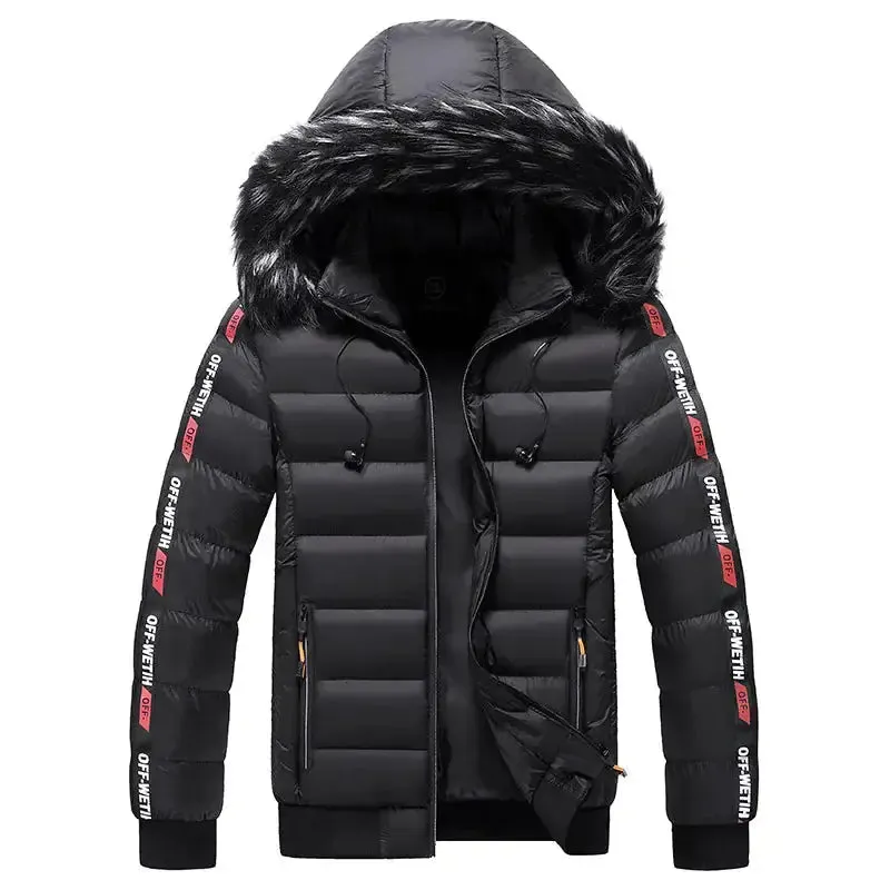 Winter Men Warm Hooded