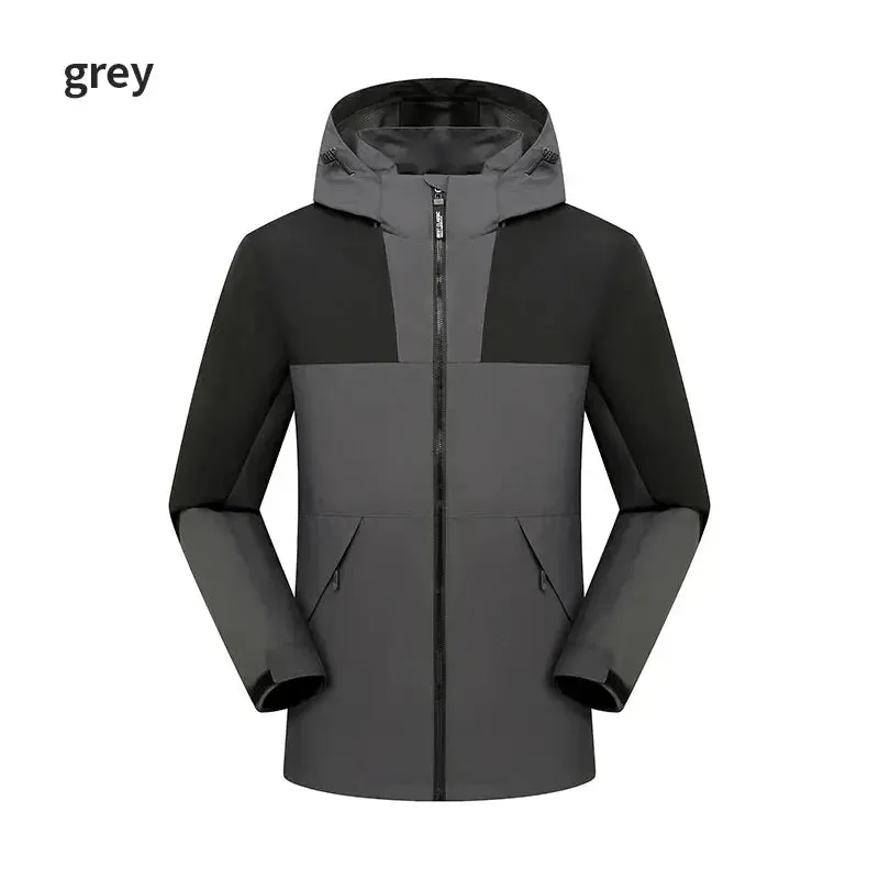 Winter Men Windbreak Plus Windproof Fur Coats Male Hooded Jackets Men's Winter Ski Jackets